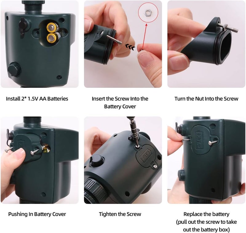 Yardeen Outdoor Repellent for Yard Motion Activated with Solar Panel Water Spray Garden Sprinkler Irrigation System - Image 3
